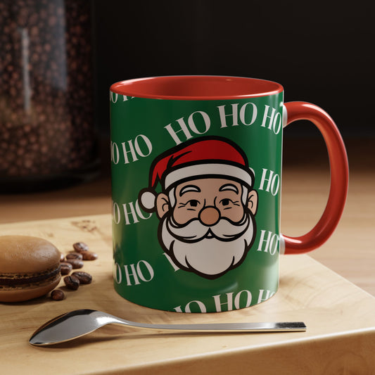 Santa Christmas Mug Festive 11oz Holiday Coffee Cup