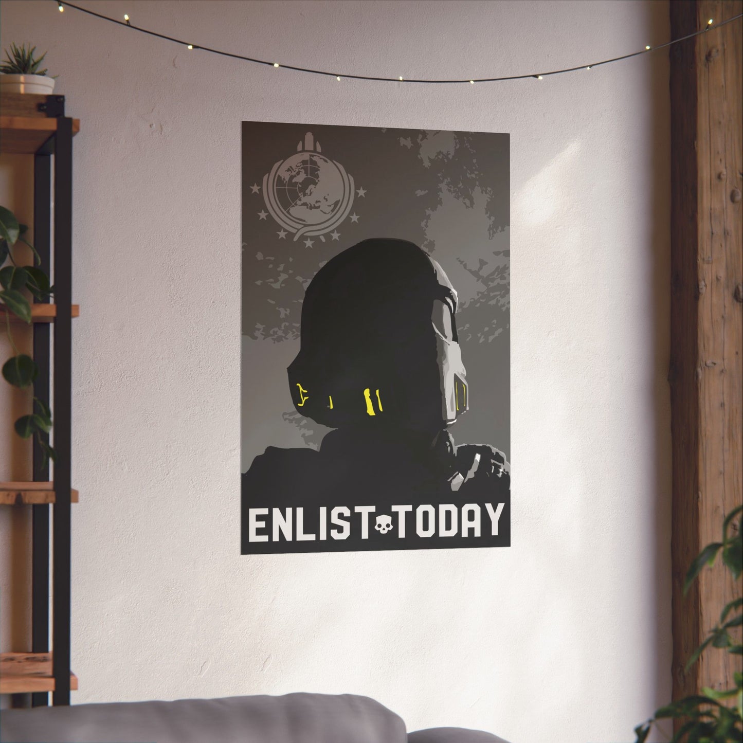 Wall Poster Propaganda - Enlist Today