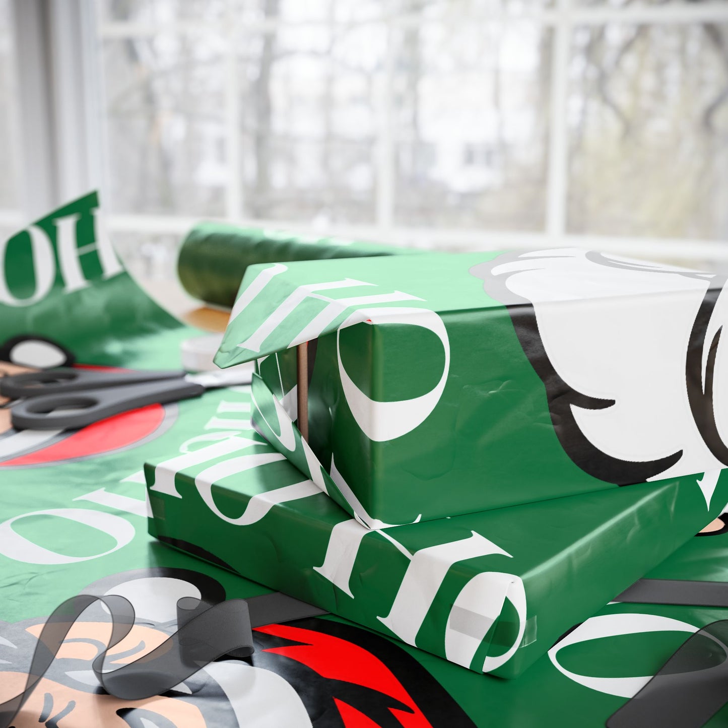 Santa Christmas Wrapping Paper