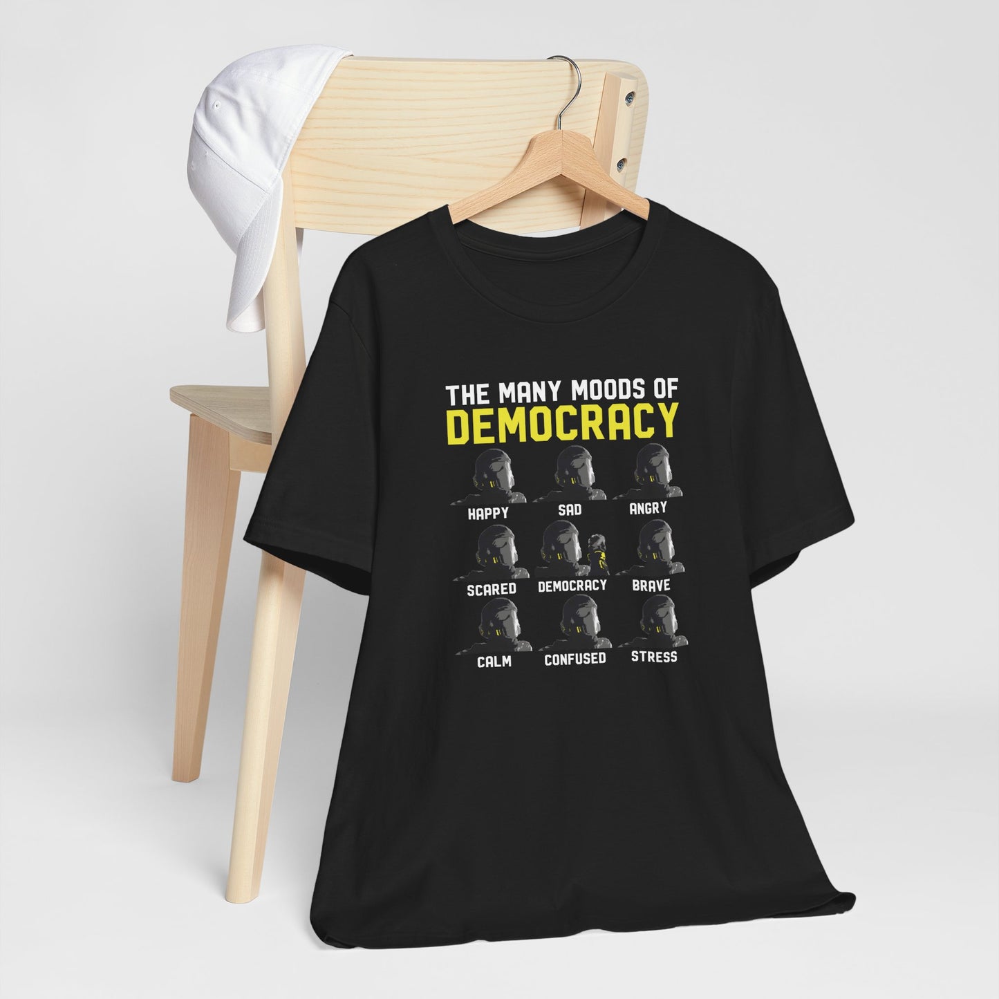 Helldivers graphic t-shirt - Moods of Democracy