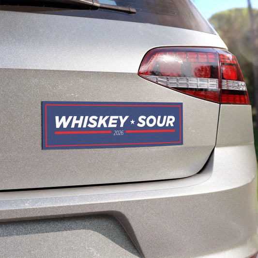 Whiskey Sour political campaign car magnet
