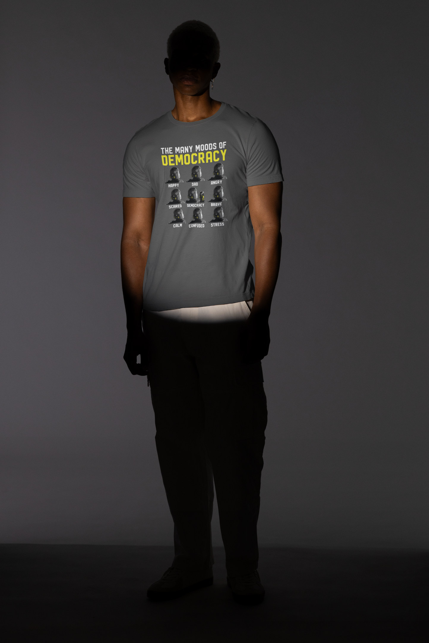 Helldivers graphic t-shirt - Moods of Democracy