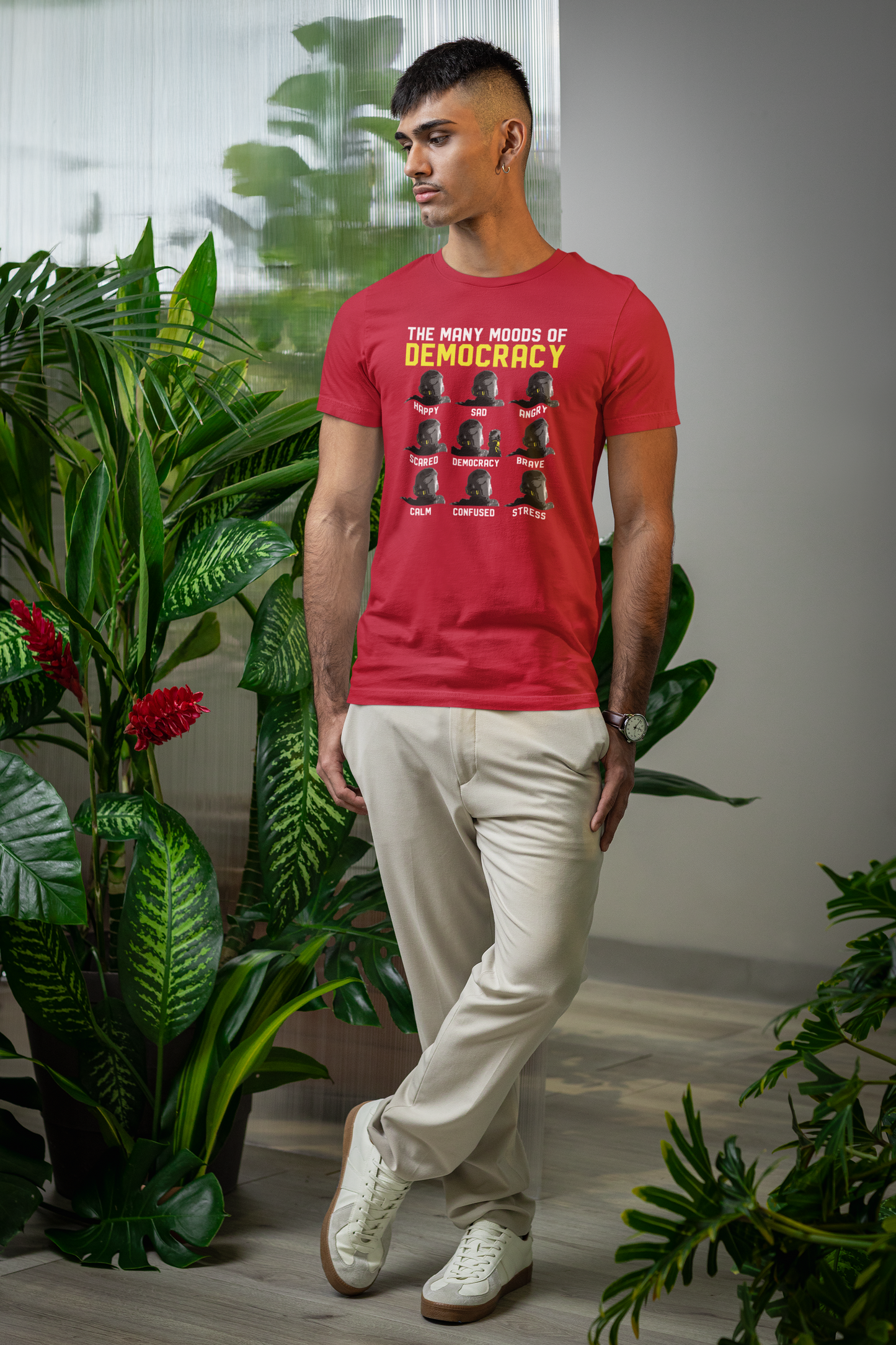 Helldivers graphic t-shirt - Moods of Democracy