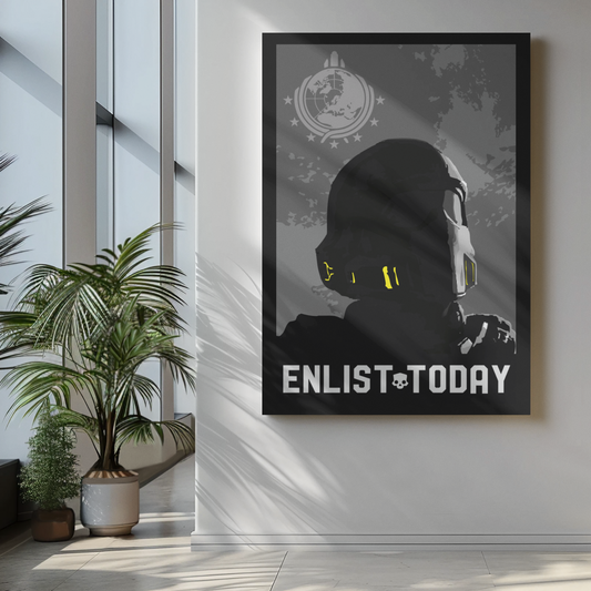 Wall Poster Propaganda - Enlist Today