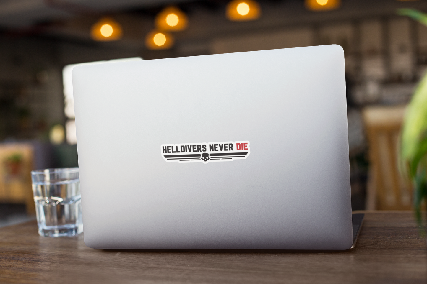 Helldivers vinyl decal sticker Never Die