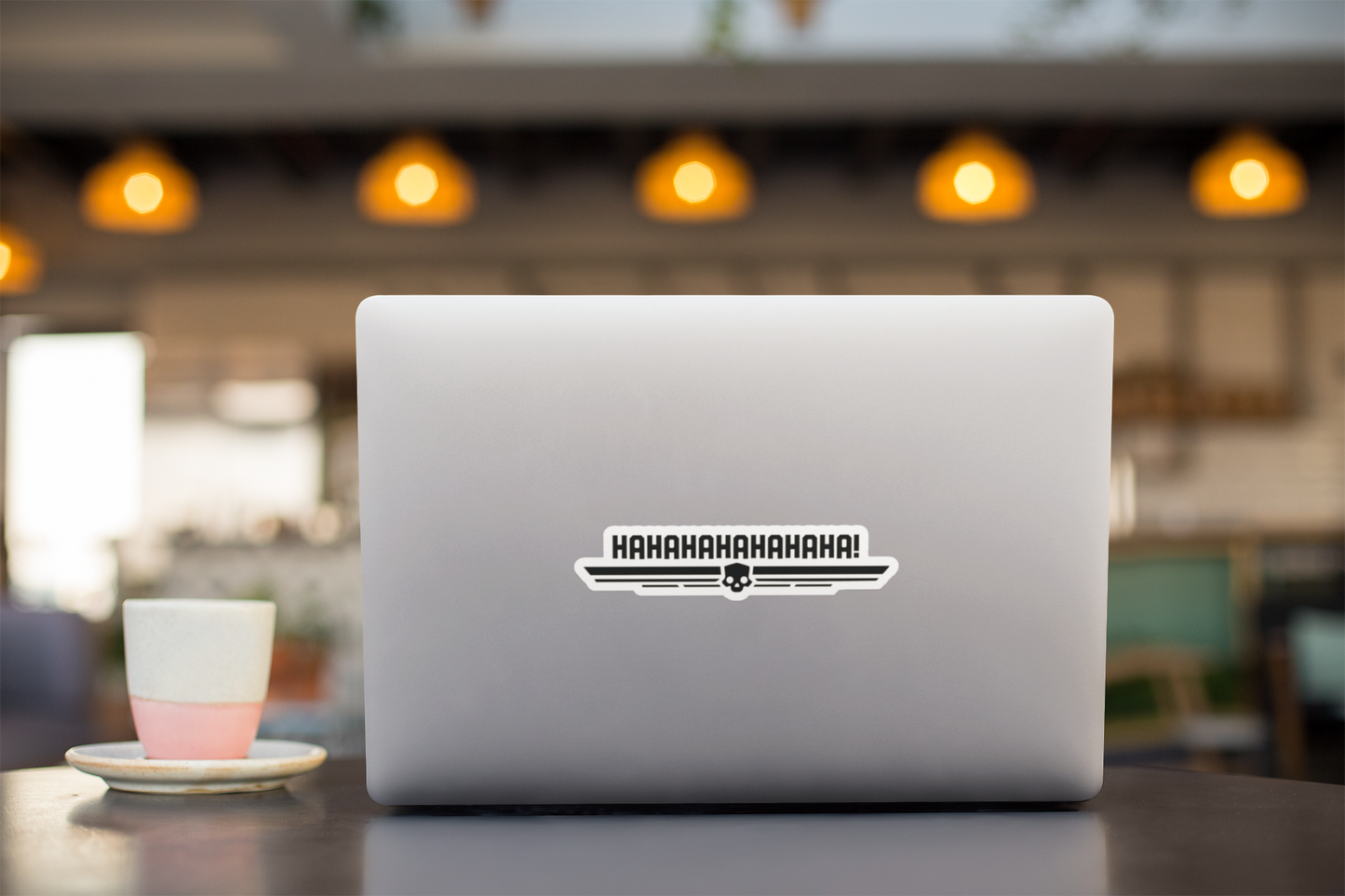 Helldivers vinyl decal sticker HAHAHAHAHAHAHA