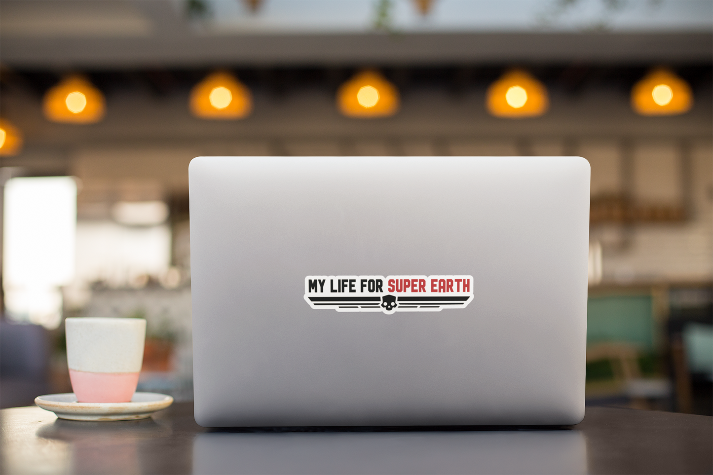 Helldivers vinyl decal sticker My Life for Super Earth