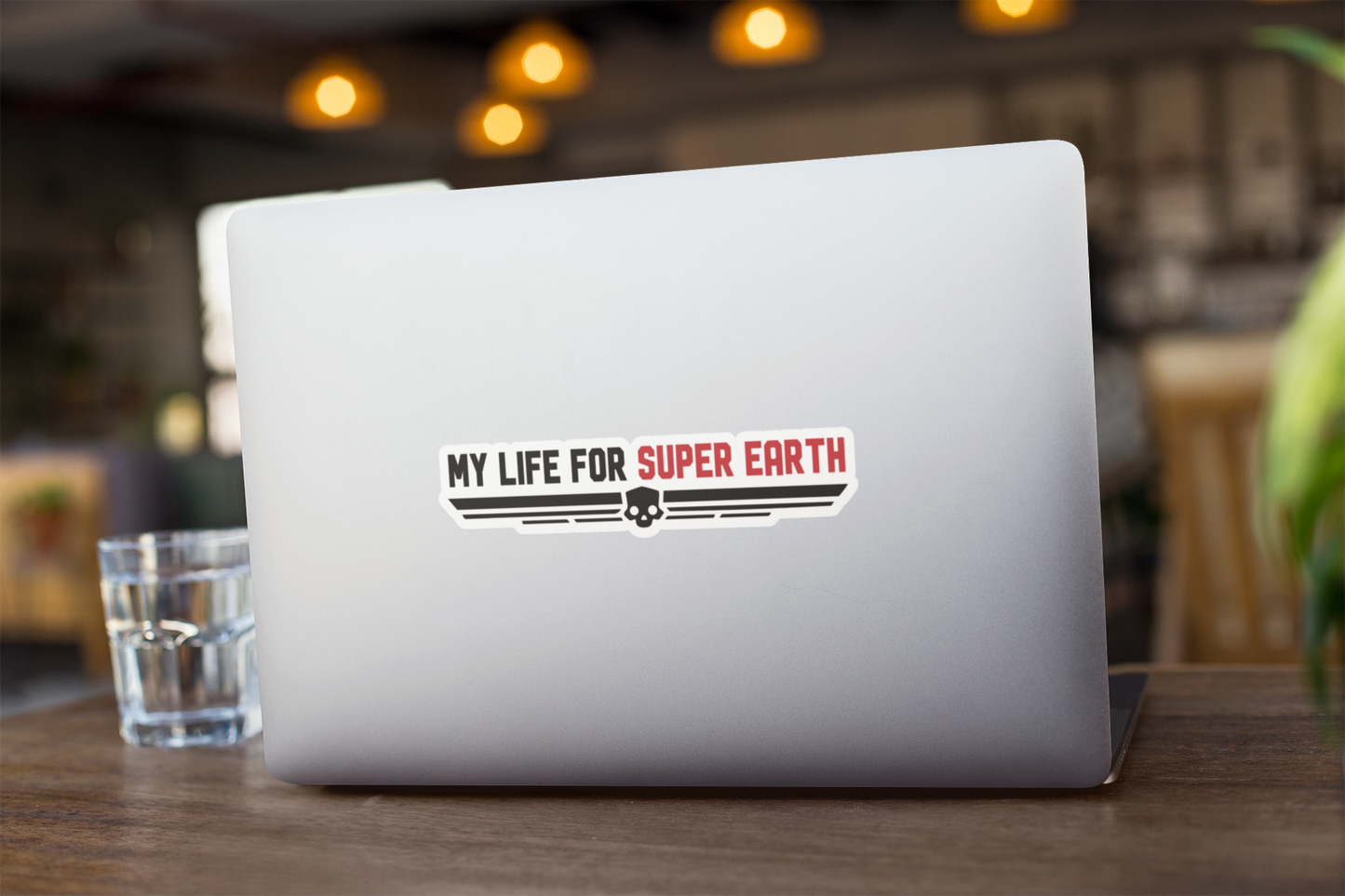 Helldivers vinyl decal sticker My Life for Super Earth