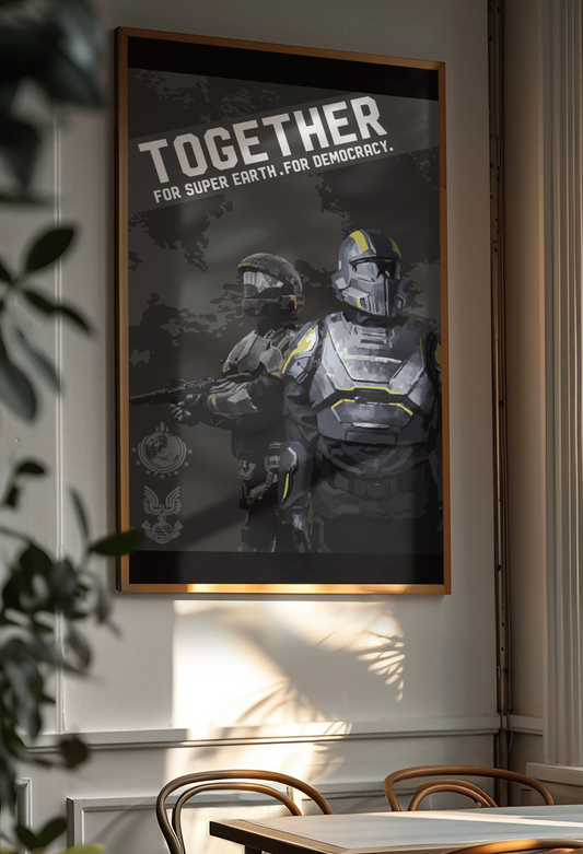 Wall Poster Propaganda - Together