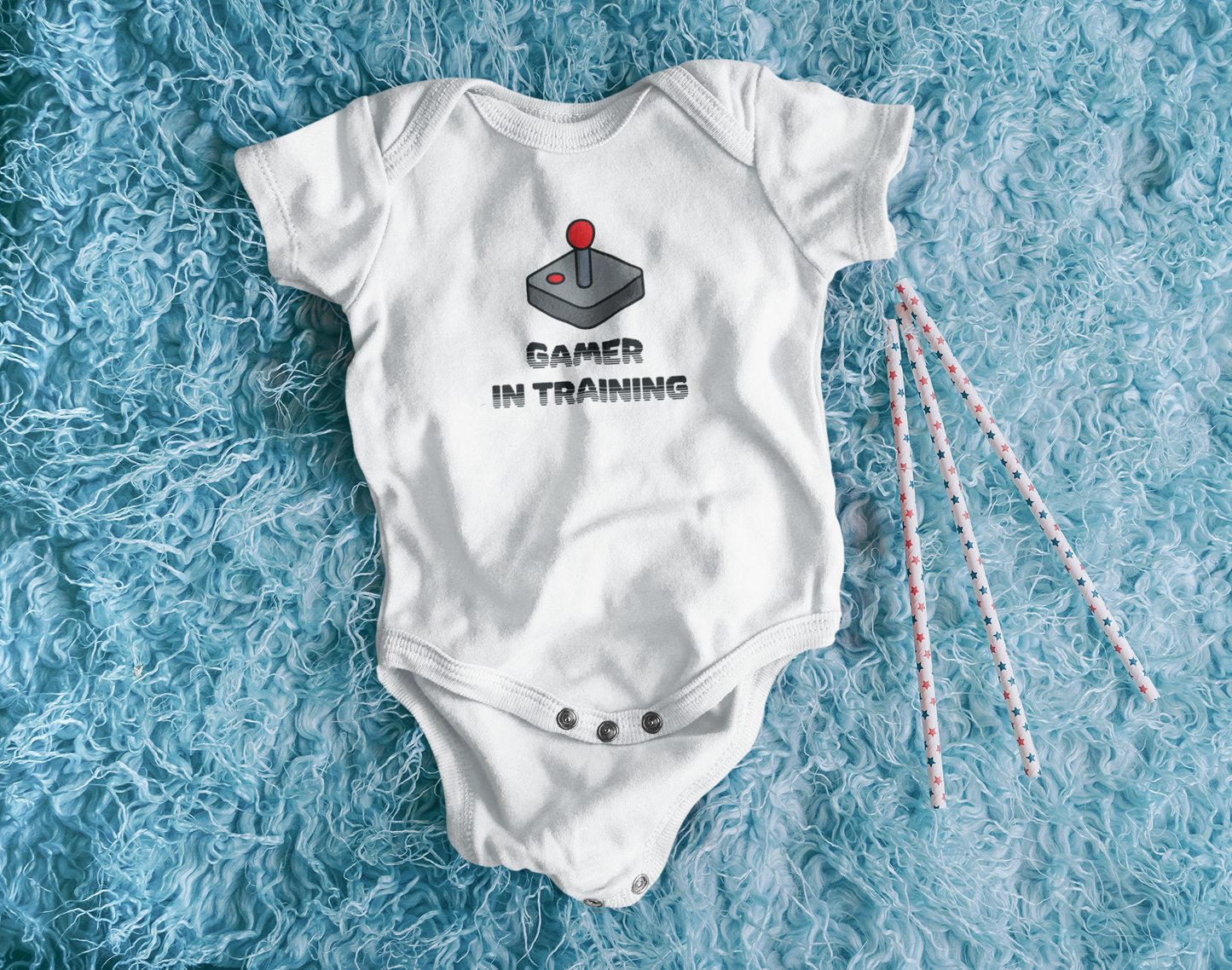 Cotton one-piece newborn bodysuit