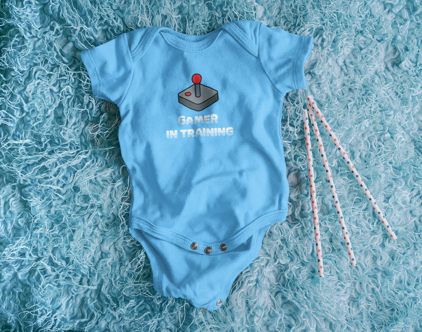 Cotton one-piece newborn bodysuit