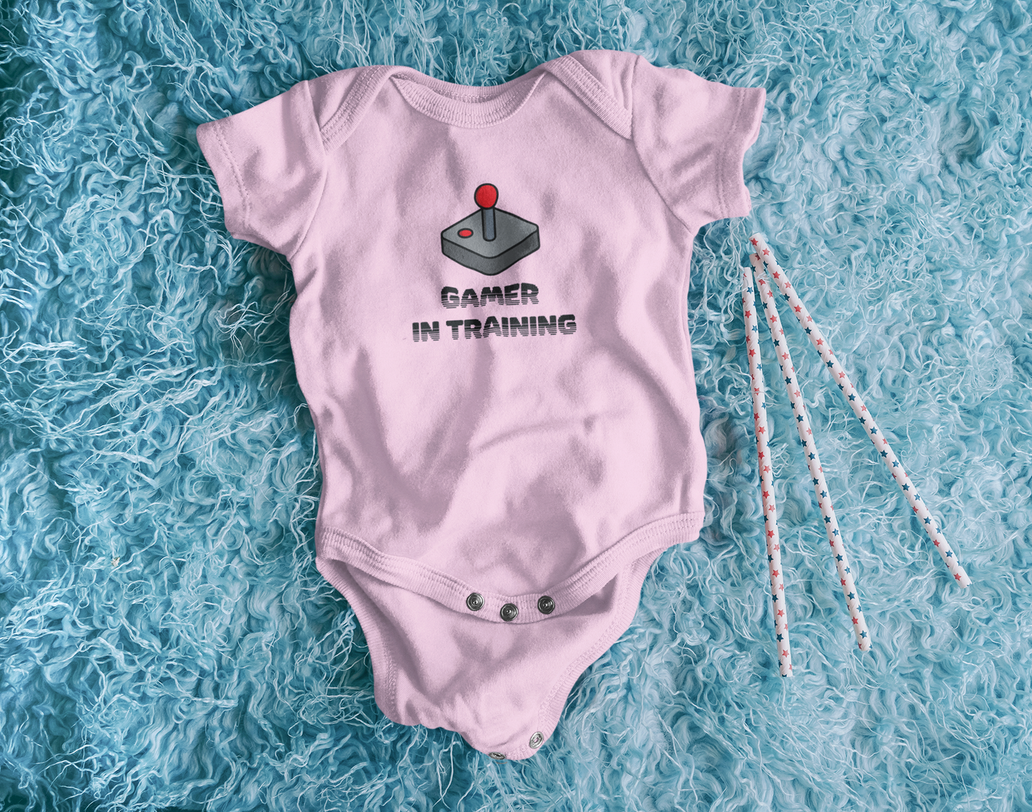 Cotton one-piece newborn bodysuit