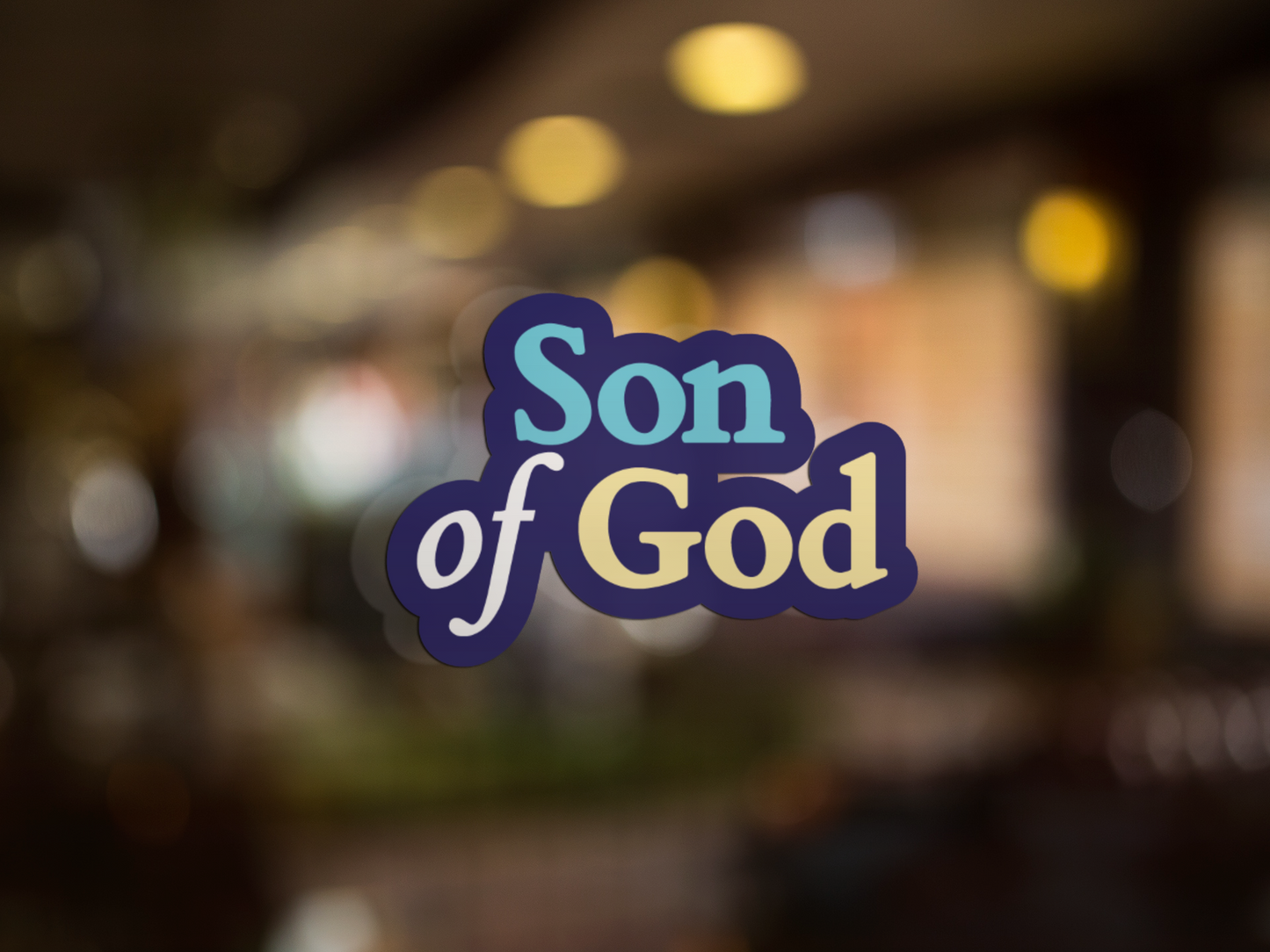 Christian faith Son of God vinyl decal sticker