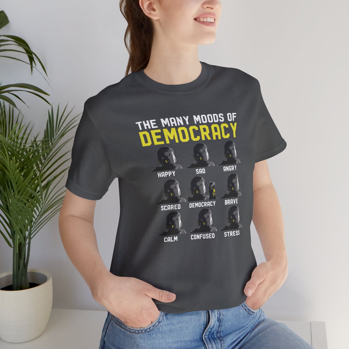 Helldivers graphic t-shirt - Moods of Democracy